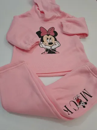 Completo bambina rosa Minnie12/18 mesi nuovo
