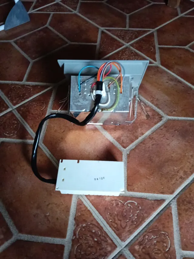 Foco LED cuadrado gris