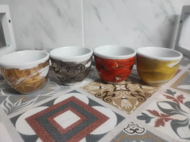 4 Tazas de espresso colección Illy