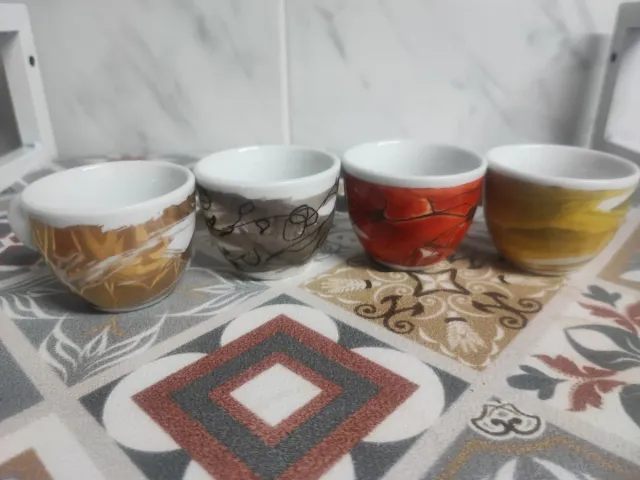 4 Tazas de espresso colección Illy