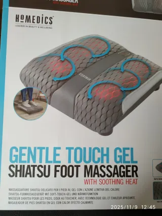 Masajeador Pies Gel HoMedics Shiatsu Calor
