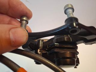 Freno disco hidráulico trasero bicicleta