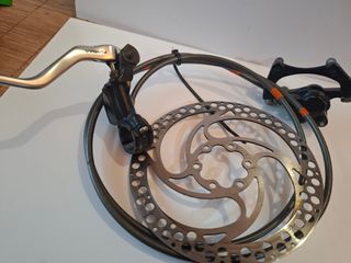 Freno disco hidráulico trasero bicicleta
