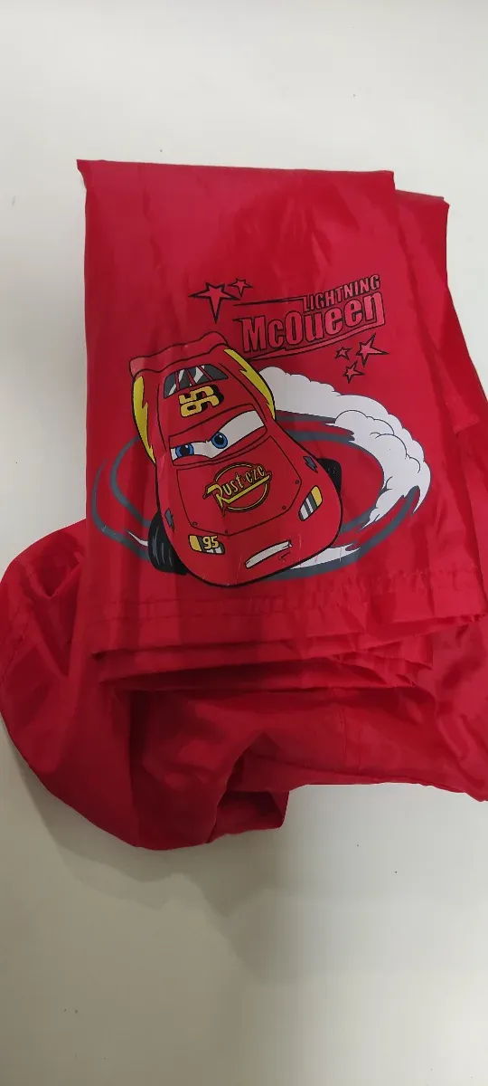 Chubasquero Cars Rojo Talla 10