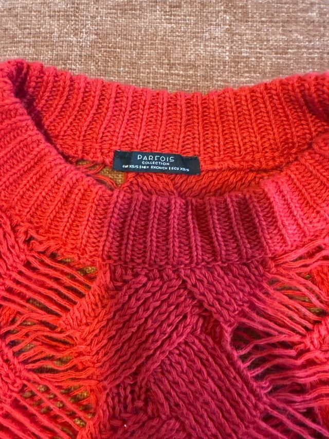 Jersey Parfois Rojo Talla XS