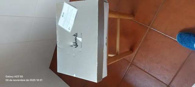 Botas Vidorreta Beige/Marrón.Cuña 8 cm