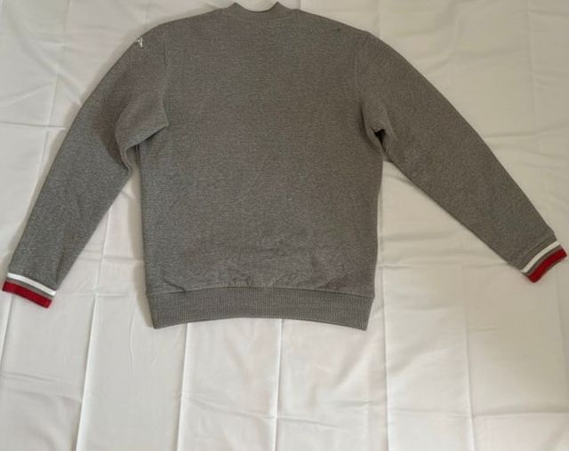 Sudadera Kappa Media Cremallera Gris Vintage
