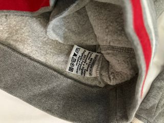 Sudadera Kappa Media Cremallera Gris Vintage