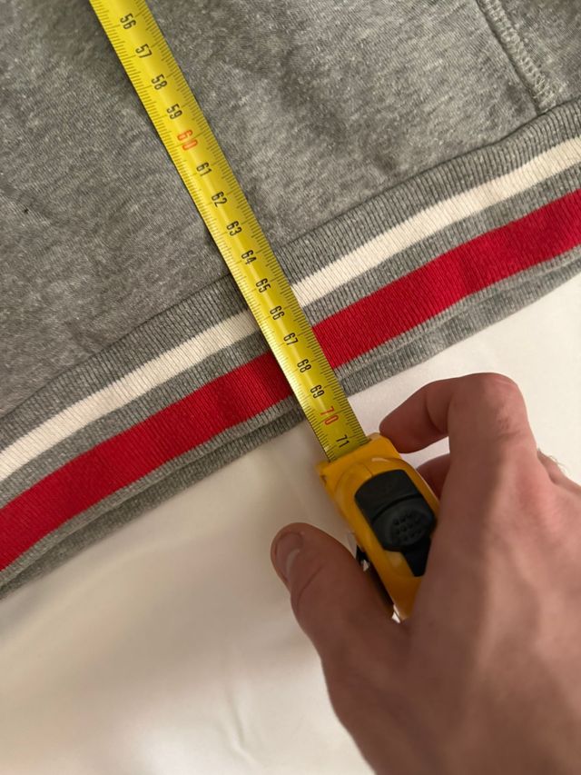 Sudadera Kappa Media Cremallera Gris Vintage