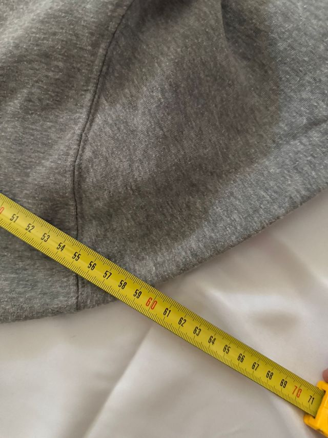 Sudadera Kappa Media Cremallera Gris Vintage