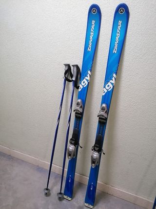 Esquís Dynastar AGYL6 162cm + Bastones