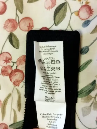 Sujetador Balconette Calvin Klein Negro