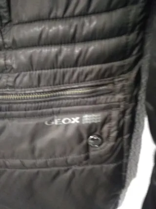 Abrigo Geox Negro Marrón