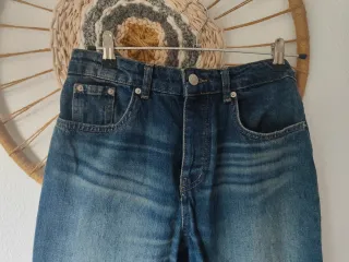 Pantalón vaquero recto azul