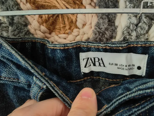 Pantalón vaquero recto azul