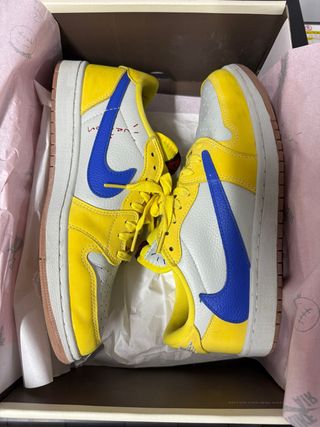 Nike Air Jordan 1 Low Amarillo Azul