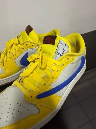 Nike Air Jordan 1 Low Amarillo Azul