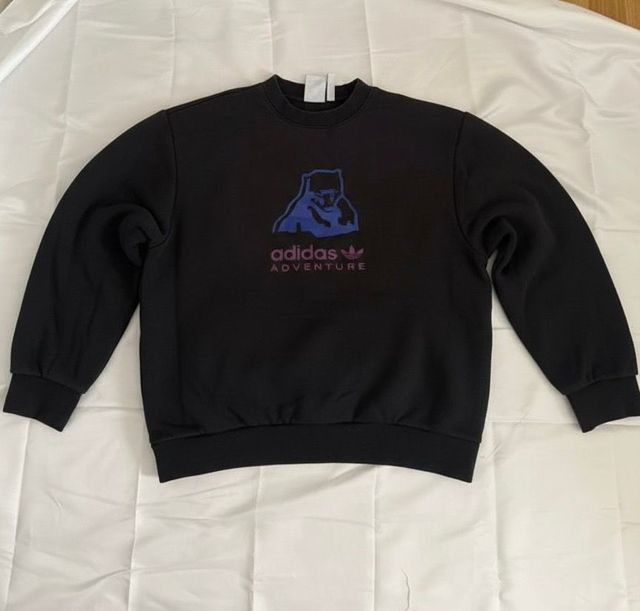 Sudadera Adidas Adventure Polar Crew Negra