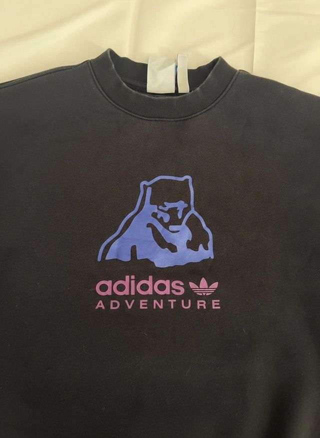 Sudadera Adidas Adventure Polar Crew Negra