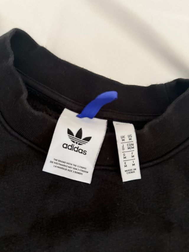 Sudadera Adidas Adventure Polar Crew Negra