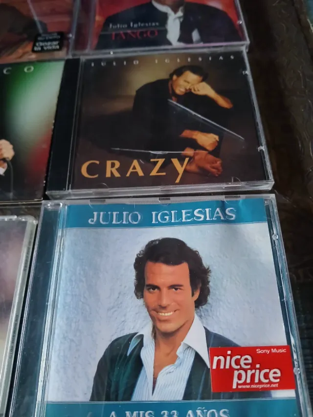 Lote 8 CDs Julio Iglesias