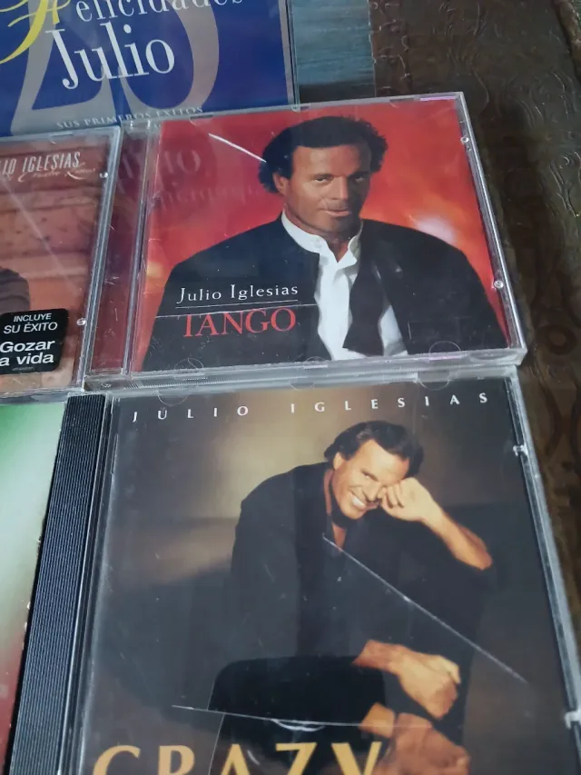 Lote 8 CDs Julio Iglesias