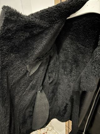 Cazadora doble faz negra