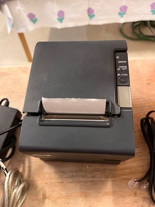 Impresora Tickets Epson TPV Negra/Gris
