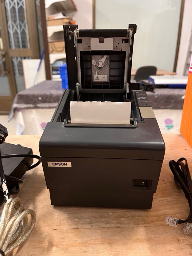 Impresora Tickets Epson TPV Negra/Gris