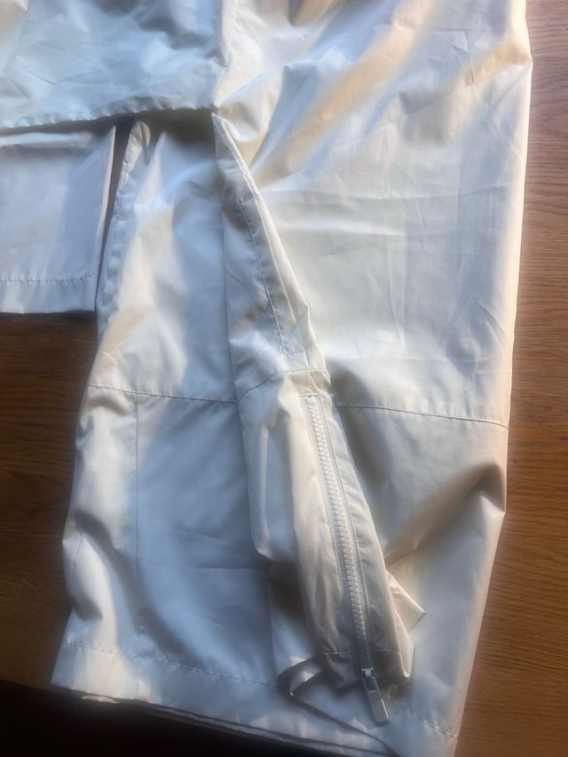 Parka Zara Blanca Talla M