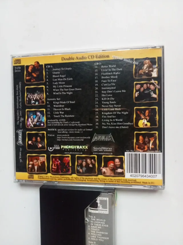CD y Cassette Axxis - 20 Years of Axxis