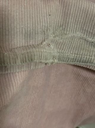 Pantalón de campana micropana Zara rosa