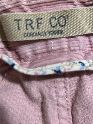 Pantalón de campana micropana Zara rosa