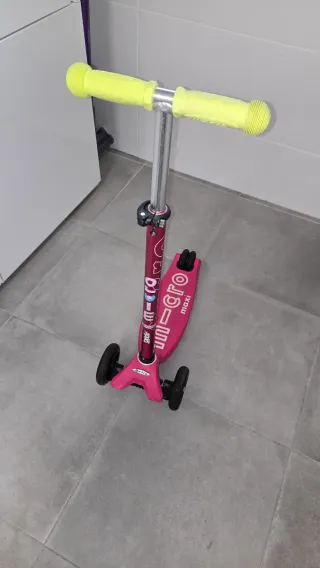 Patinete Micro Maxi 3 Ruedas Rosa