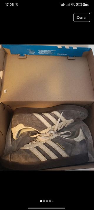 Zapatillas Gazelle Grises