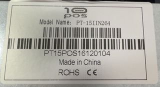 Ordenador Táctil - TPV 10POS modelo PT-15IIN264