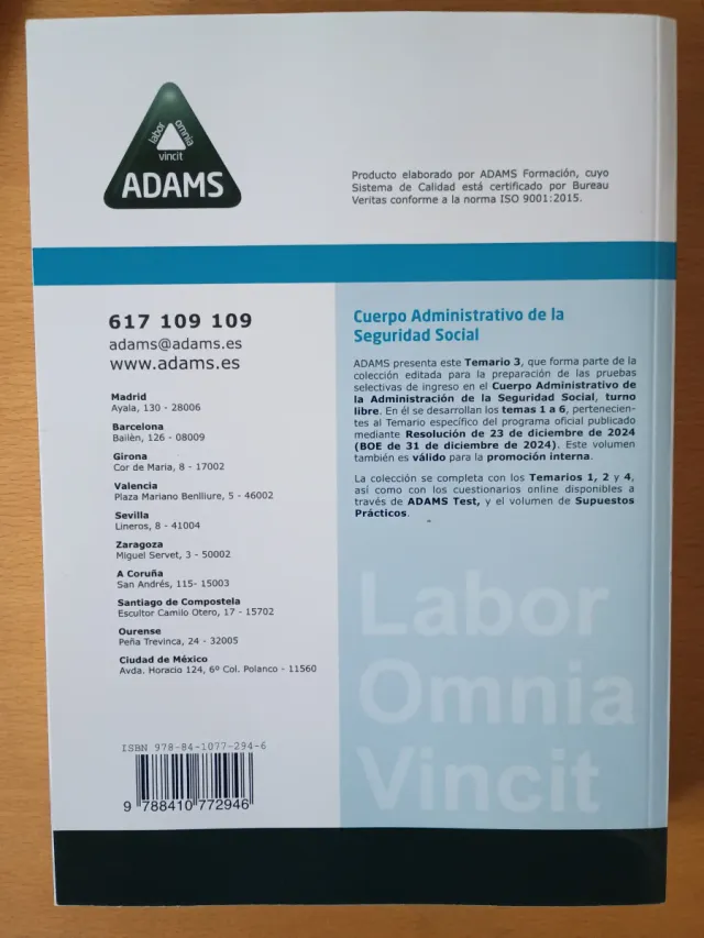 Temarios 3 y 4 Administrativos de la Seguridad Soc