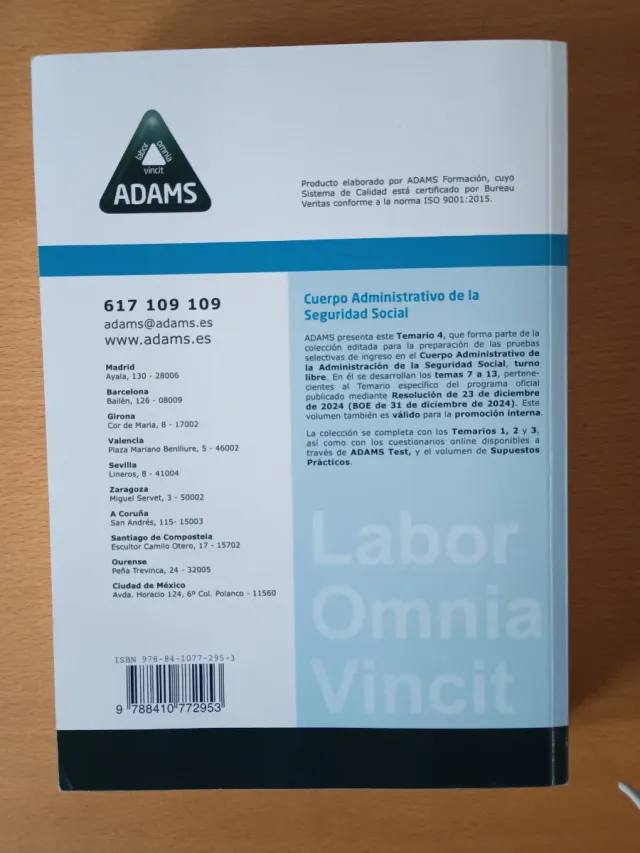 Temarios 3 y 4 Administrativos de la Seguridad Soc
