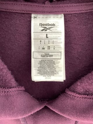 Sudadera Reebok Morada Talla L
