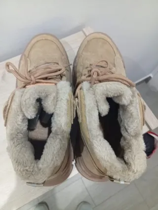 Botas Tácticas Puntera Acero Beige.