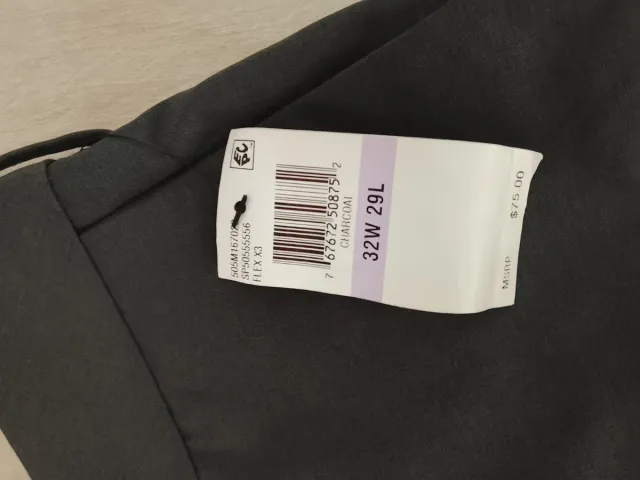 Pantalón Van Heusen Negro Talla M