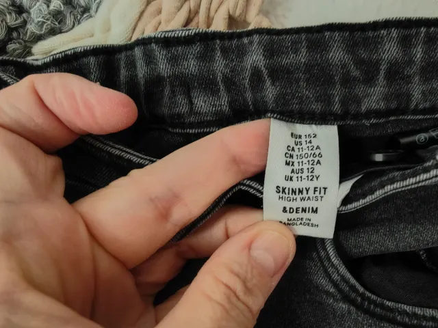 Vaqueros H&M Skinny Fit Negros