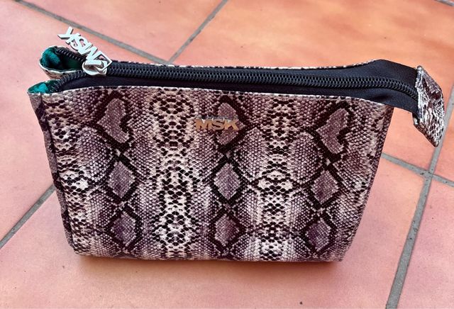 Neceser de viaje MSK estampado serpiente