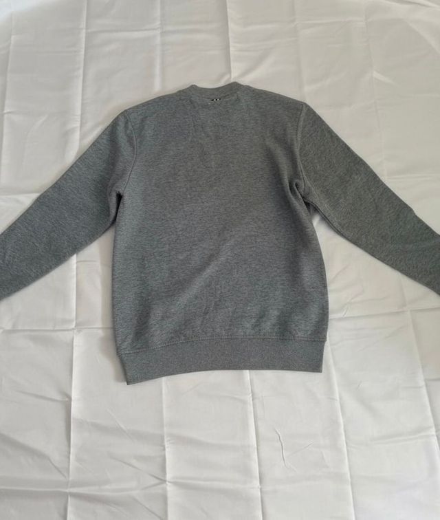 Sudadera Napapijri Gris Logo Bandera