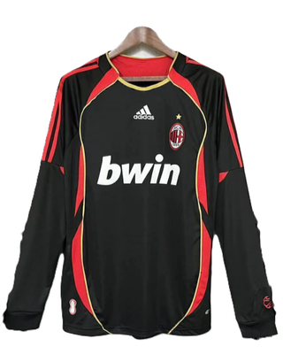 Camiseta AC Milan Manga Larga Negra Bwin 07/08