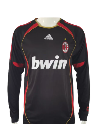 Camiseta AC Milan Manga Larga Negra Bwin 07/08