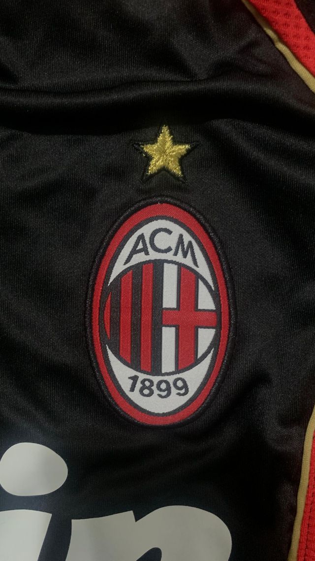 Camiseta AC Milan Manga Larga Negra Bwin 07/08