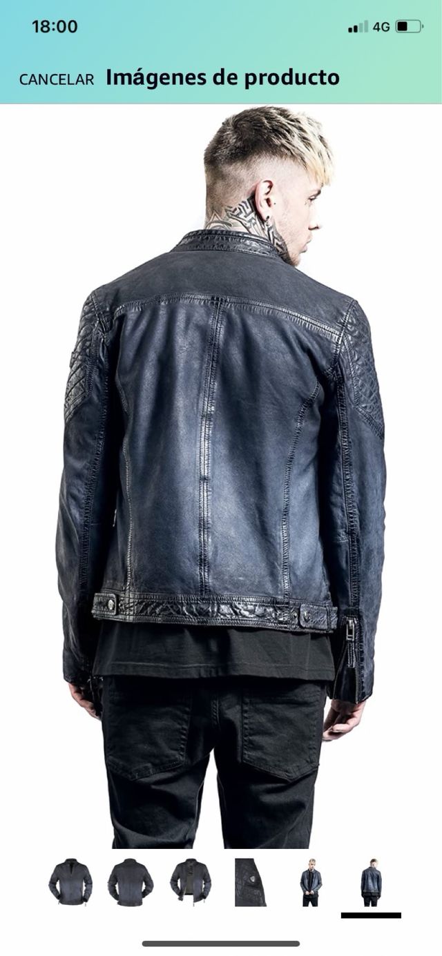 Chaqueta Piel Gipsy Hombre Talla S Nueva