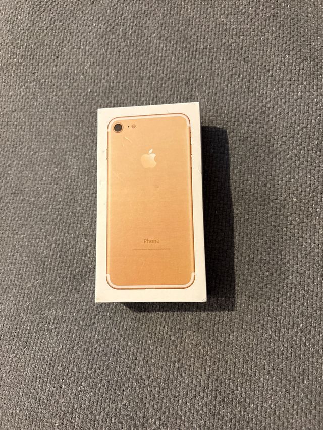 Caja iPhone 7 Gold Vacía