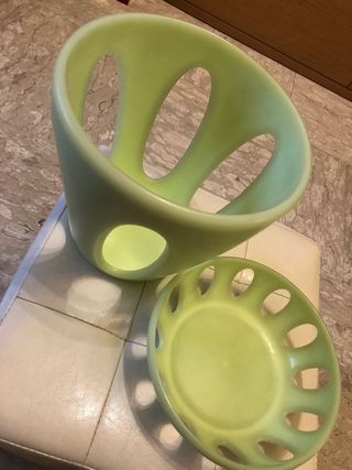 Coppia Centrotavola Guzzini Verde Chiaro